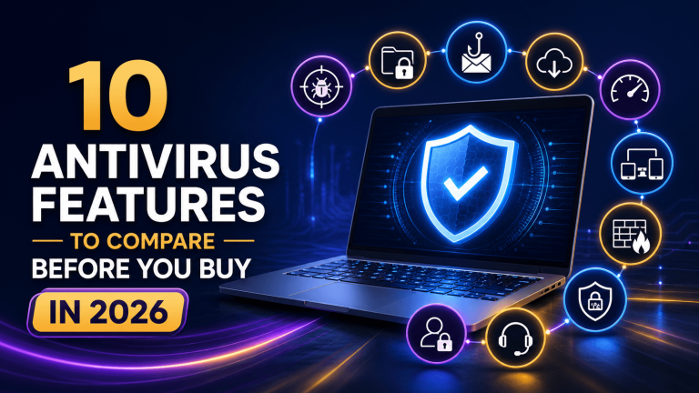 10 antivirus features to compare before buying antivirus software in 2026