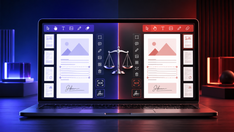 PDFgear vs Adobe Acrobat comparison in 2026