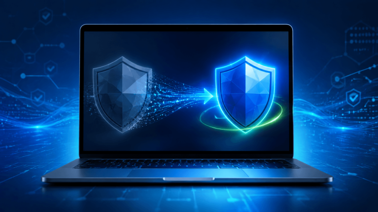 Switch antivirus safely on a Windows 11 laptop